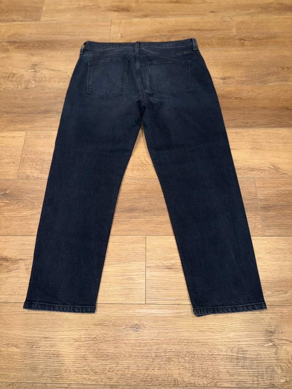 AYR High-Rise Straight Leg Black Denim Jeans Sz 31 ace of spades luxury Everyday - Picture 2 of 10